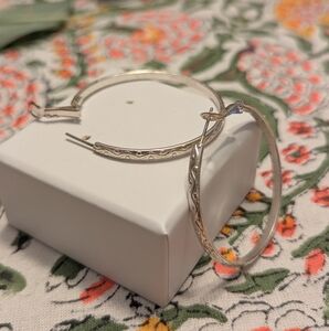 Silver Hoop Earrings